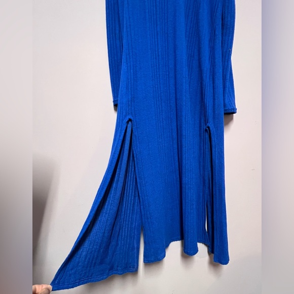 UMGEE Royal BLUE Long DUSTER Cardigan - Picture 8 of 12